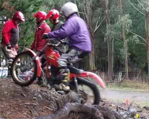 Horsford Downs Classic Trials Dave Davies. Honda TLR200